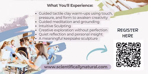 Art Therapy Session: Held, A Clay Experience Exploring Support & Self Compassion \u2728