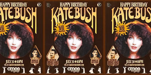 A Kate Bush Party - all Kate Bush all night