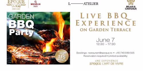 Live BBQ Experience on Garden Terrace