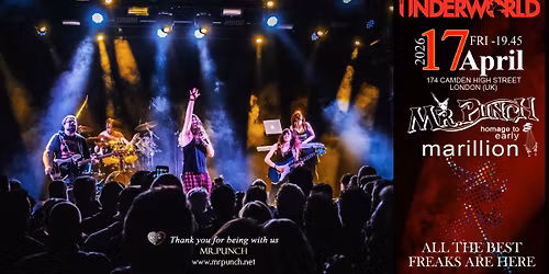 Mr.Punch plays Marillion - All the best Freaks are in London