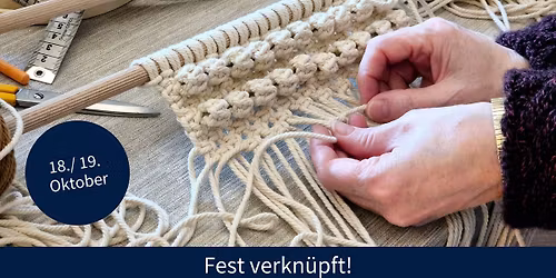 Fest verkn\u00fcpft! Makrameearbeiten der 1970er-Jahre