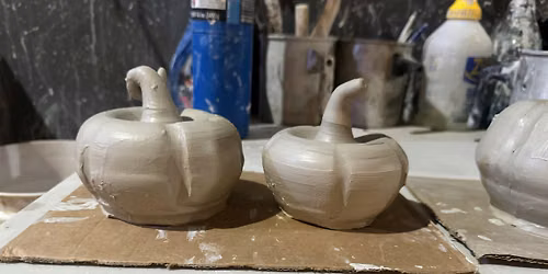 Beginners Halloween Pottery : Throw a Pumpkin On A Wheel