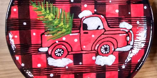 Truck with Tree Plate or Tray