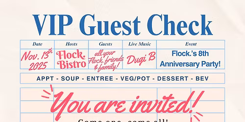 Flock.'s 8th Anniversary Party!!