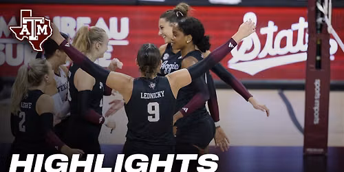 Mississippi State Bulldogs at Texas A&M Aggies Womens Volleyball at Reed Arena