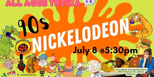 All Ages 90s Nickelodeon Trivia