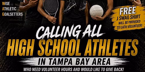 High School Athlete Volunteering Event