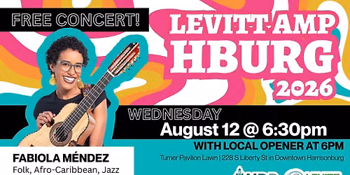 FREE CONCERT Fabiola M\u00e9ndez - Levitt AMP Harrisonburg Music Series