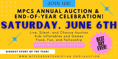 MPCS Annual Auction and Year-End Celebration!