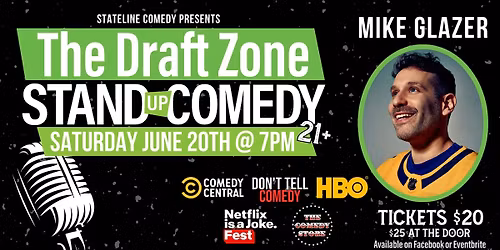 Mike Glazer LIVE!!! at The Draft Zone Comedy Club In Post Falls