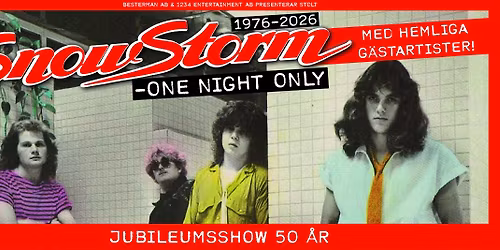 SNOWSTORM 50-\u00c5RS JUBILEUM \ud83c\udfb8\ud83d\udd25\ud83e\udd18\ud83c\udffc