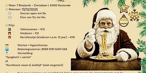 Kerstfeest + Spaghetti Middag \ud83c\udf84\ud83c\udf7d