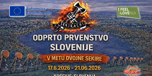 2. ODPRTO PRVENSTVO SLOVENIJE V METU DVOJNE SEKIRE \/ 2.ND SLO OPEN DOUBLE AXE THROWING CHAMPIONSHIP