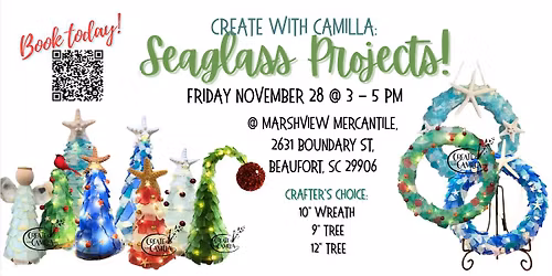 Seaglass Workshop 11\/28 @ Marshview Mercantile