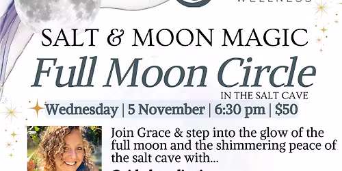 Salt & Moon Magic: A Full Moon Circle in the Cave