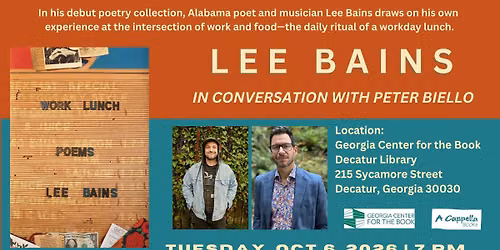 Lee Bains in conversation with Peter Biello | Work Lunch