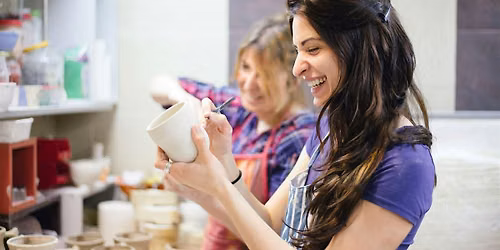 Free Pottery Painting Class: Sponsored by Charter Research