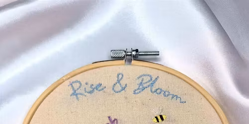 Spring Embroidery Hoop Workshop with Jess
