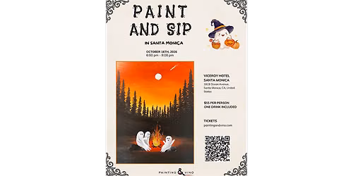 Ghosts by the Campfire - Paint and Sip in Orange County | Classpop!\u2122