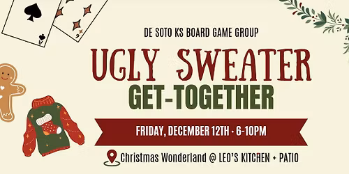 De Soto - Board Game Group: Ugly Sweater Get-Together