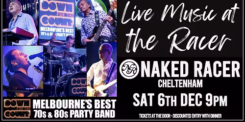 Live Music at the Racer ft. Down For the Count