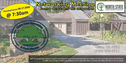 HSHCC's Monthly Networking\/Redes de Negocios: C.A.R.D. 09.17.2026