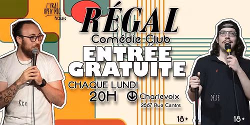 HUMOUR STAND UP COM\u00c9DIE - Spectacle Open Mic Gratuit [VRAIOPENMIC.COM]