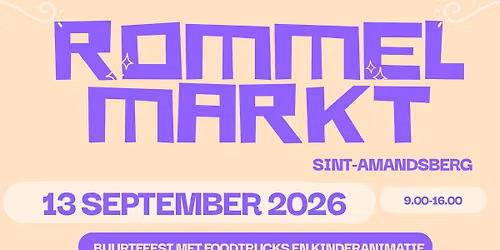 Rommelmarkt Buurtfeest Korte Straatje Lijnmolenstraat Wibierdreef