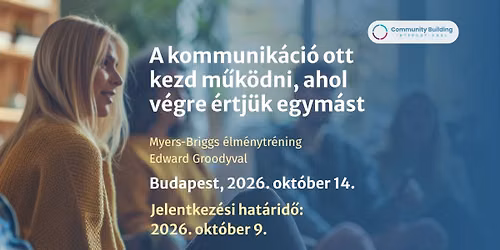 Myers-Briggs\u00ae (MBTI) Experiential Workshop with Edward Groody \u2014 Budapest