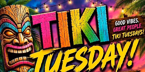 Tiki Tuesday locAL artist night! Come check out the best of the coast all in one spot! 