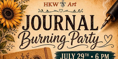 Journal Burning Party with HKW Art