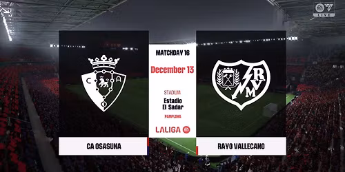 Rayo Vallecano vs CA Osasuna at Vallecas Stadium