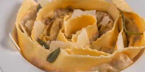 Hand rolled ragu stuffed fettuccine