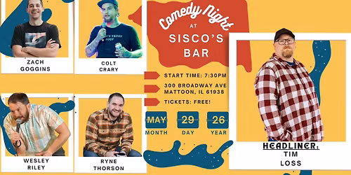 Comedy Night at Sisco's Bar