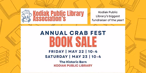 KPLA's Crab Fest Book Sale!!