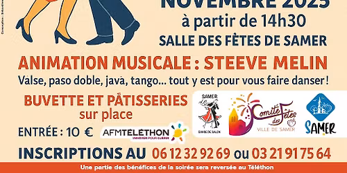 T\u00e9l\u00e9thon : Apr\u00e8s-midi dansant