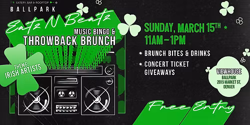 Eatz N Beats: Music Bingo Brunch