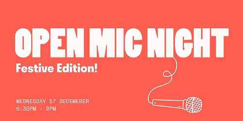 Pavilion Performers Open Mic - Christmas Special!