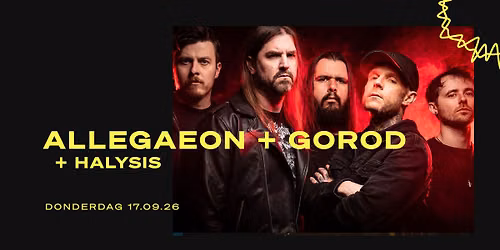 Allegaeon + Gorod + Halysis \/\/ Doornroosje Nijmegen
