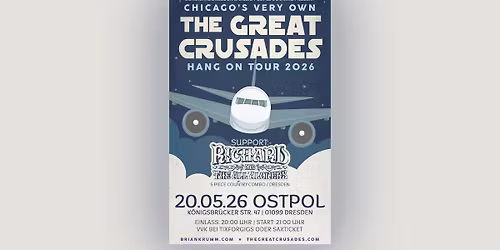 Neuer Termin: The Great Crusades + Special Guest: Richard and the all Aloners