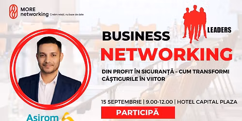\u00cent\u00e2lnire de business networking Leaders