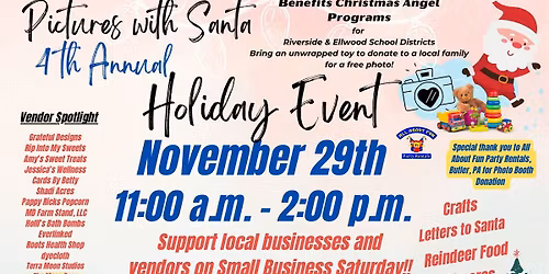4th Annual Pictures with Santa Event