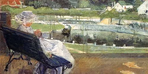 Visite de l'exposition "Mary Cassatt l'ind\u00e9pendante" en costume