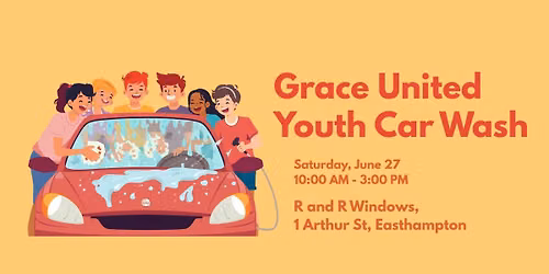 Grace United Youth Car Wash Fundraiser