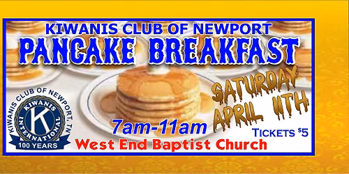 Annual Kiwanis Pancake Breakfast