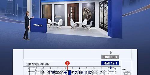 TOF Door Attend 140th Canton Fair With New Design Doors