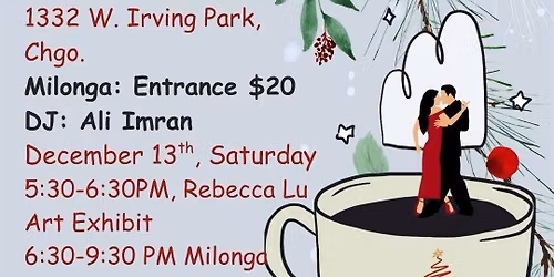 Tango Cafe House Holiday  Milonga & Benefit