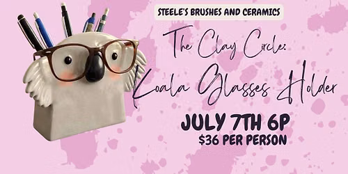 Clay Circle: Koala Glasses Holder