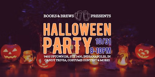 Halloween Party at Books & Brews!