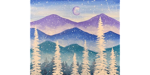 Frosty Winter Bliss - Paint and Sip in Tyler | Classpop!\u2122